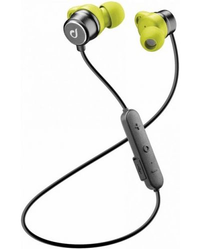 Безжични слушалки Run - черен/жълт - 1