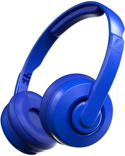 Безжични слушалки с микрофон Skullcandy - Cassette, сини