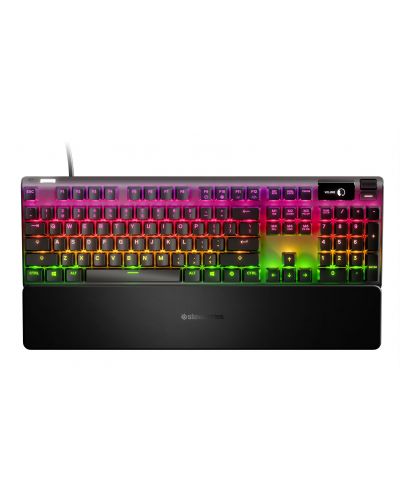 Гейминг клавиатура SteelSeries - Apex Pro, US, RGB, черна - 3