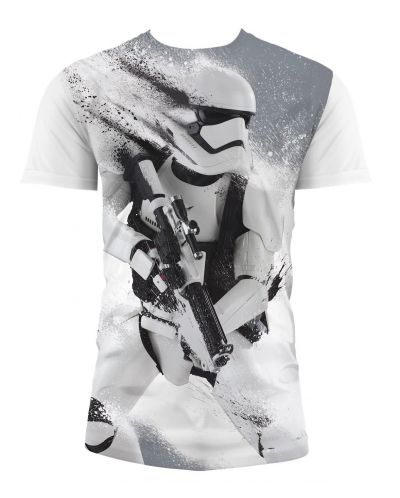 Тениска Star Wars - Stormtrooper Snow, бяла, размер L