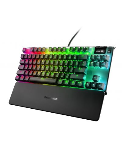 Механична клавиатура SteelSeries - Apex 7 TKL US, Red, RGB, черна - 3