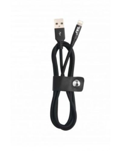 Кабел Tellur - TLL155221, USB-A/Lightning, 1 m, черен - 3