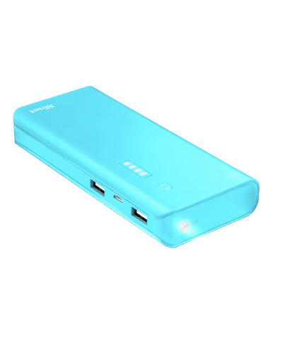 Портативна батерия Trust - Primo, 10000 mAh, синя