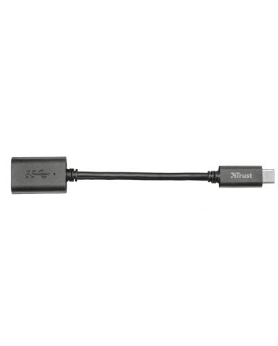 Кабел Trust - USB-C to USB 3, черен - 2