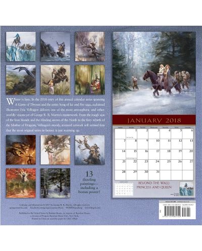 A Song of Ice and Fire: Calendar 2018 - 5