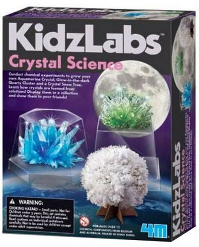 Творчески комплект 4M KidzLabz - Направи си сам, Растящи кристали - 2