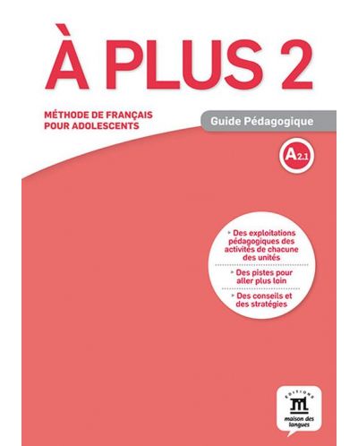 A Plus 2 Nivel A2.1 Guide pedagogique (en papel) - 1