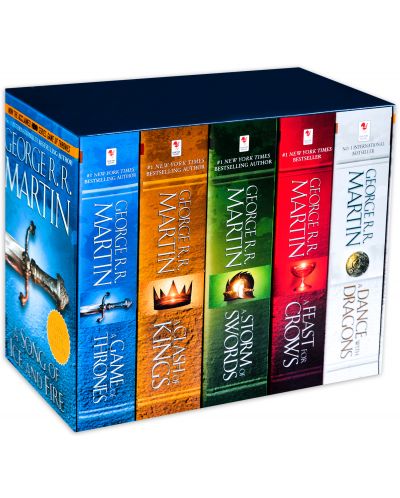 A Song of Ice and Fire: 5-Copy Boxed Set (Футляр с 5 книги с меки корици) - 1