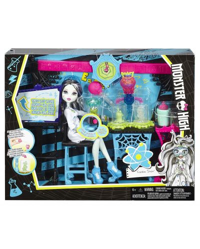 Игрален комплект Mattel Monster High - Научен клас, с кукла - 7