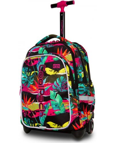 Ученическа светеща LED раница Cool Pack Junior - Paradise, на колела