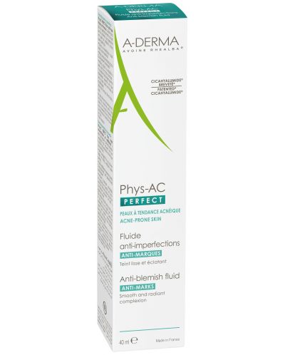 A-Derma Phys-AC Флуид срещу несъвършенства за лице, 40 ml - 4