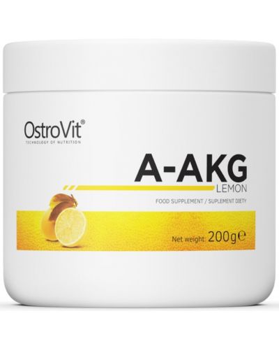 A-AKG Powder, лимон, 200 g, OstroVit - 1