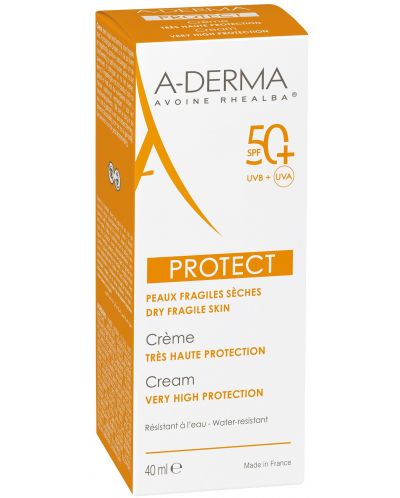 A-Derma Protect Слънцезащитен крем, SPF50+, 40 ml - 3