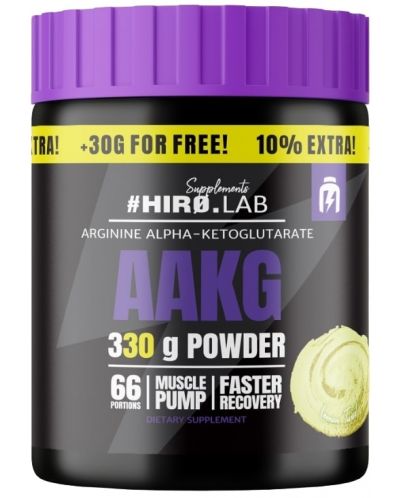 AAKG Powder, лимон, 330 g, Hero.Lab - 1