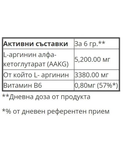 AAKG Powder, портокал, 240 g, Trec Nutrition - 2