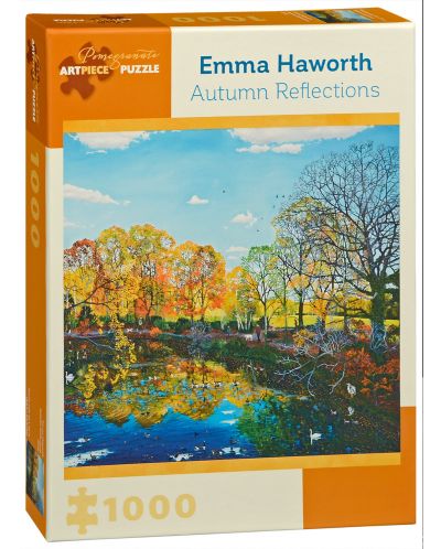 Пъзел Pomegranate от 1000 части - Есенни отражения, Емма Хауърт - 1