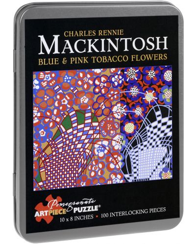 Пъзел Pomegranate от 100 части - Тютюневи цветя, Чарлс Макинтош - 1