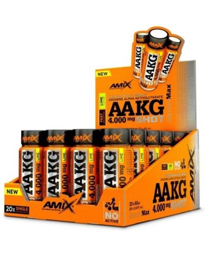 AAKG Shot Box, лайм, 20 шота, Amix - 1