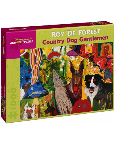 Пъзел Pomegranate от 1000 части - Провинциалното куче – джентълмен, Рой де Форест - 1