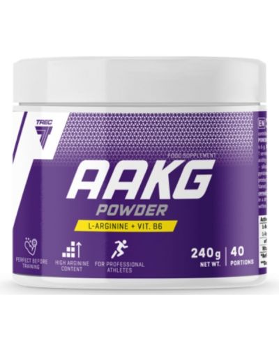 AAKG Powder, портокал, 240 g, Trec Nutrition - 1