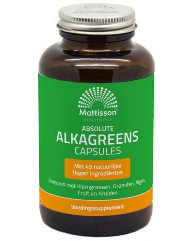 Absolute AlkaGreens, 180 капсули, Mattisson Healthstyle - 1