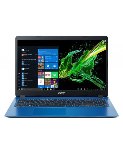 Лаптоп Acer Aspire 3 - A315-54K-35BE, син - 1