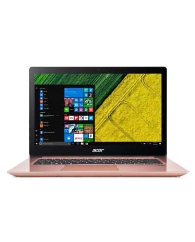 Лаптоп Acer Aspire Swift 3 Ultrabook, Intel Core i5-8250U - 14.0" FullHD, Розов - 1