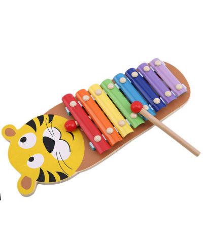 Детски музикален инструмент ACool Toy - Ксилофон Тигърче - 2