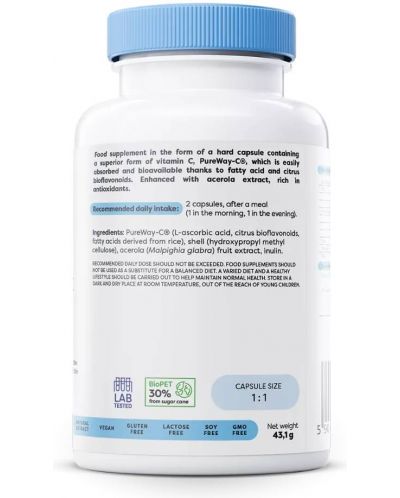 Active C, 1000 mg, 60 капсули, Osavi - 3