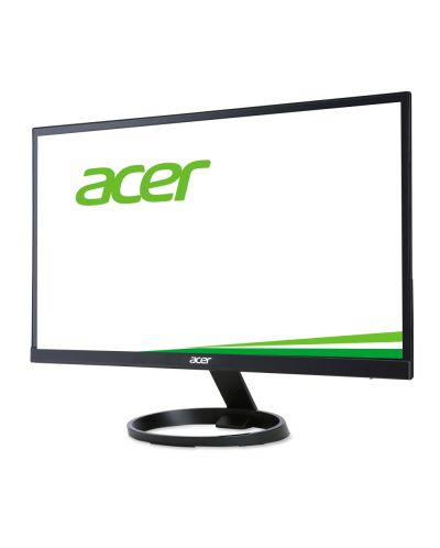 Гейминг монитор Acer R221HQbmid - 21.5", IPS Anti-Glare, UltraSlim, ZeroFrame, 4 ms, 1920x1080 FHD, черен - 1