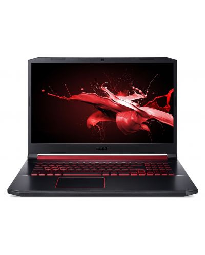 Геймърски лаптоп Acer Nitro 5 - AN517-51-7553, 17.3", FHD, черен - 1