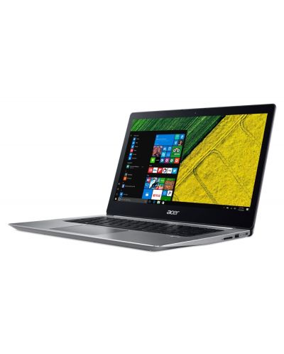 Acer Aspire Swift 3 Ultrabook, Intel Core i5-7200U (up to 3.10GHz, 3MB), 14.0" FullHD (1920x1080) IPS Anti-Glare, HD Cam, 8GB DDR4, 256GB PCI-E SSD, nVidia GeForce 940MX 2GB DDR5, 802.11ac, BT 4.1, MS Windows 10 Home, Sparkly Silver - 2