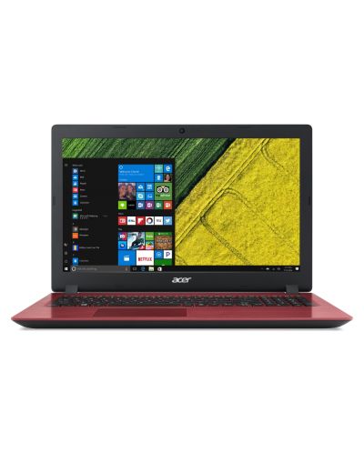 Лаптоп Acer Aspire 3, Intel Celeron N4100 Quad-Core - 15.6" HD, Червен - 1