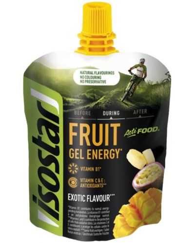 Actifood Fruit Gel Energy, exotic, 90 g, Isostar - 1