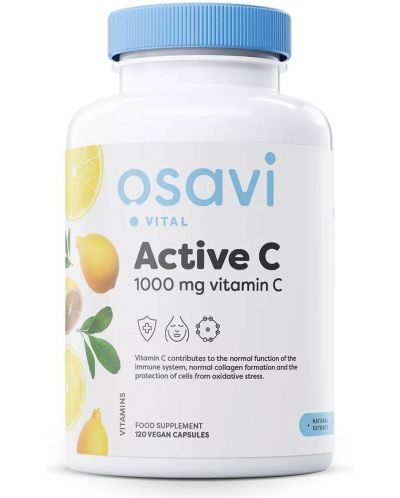 Active C, 1000 mg, 120 капсули, Osavi - 1