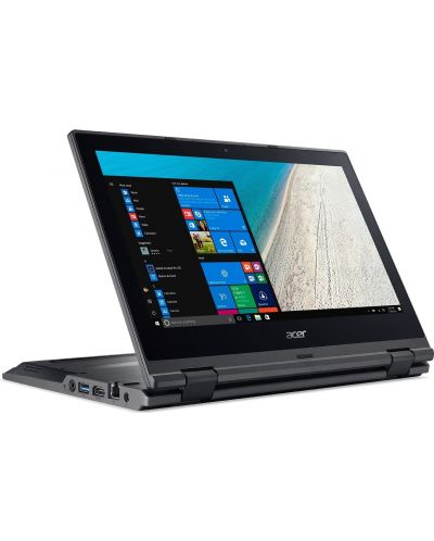 Лаптоп Acer TravelMate - Spin B118-G2-RN-C44J, черен - 4