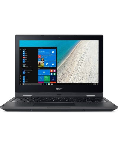 Лаптоп Acer TravelMate - Spin B118-G2-RN-C44J, черен - 1