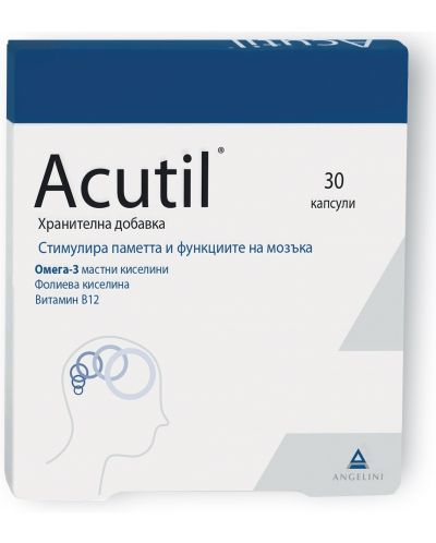 Acutil, 30 капсули, Angelini - 1