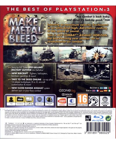Ace Combat: Assault Horizon - Essentials (PS3) - 3