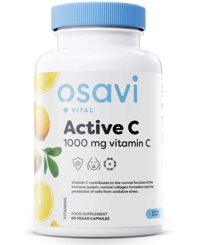 Active C, 1000 mg, 60 капсули, Osavi - 1