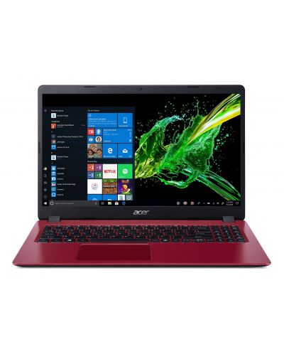 Лаптоп Acer Aspire 3  - A315-54K-37EK, червен - 1