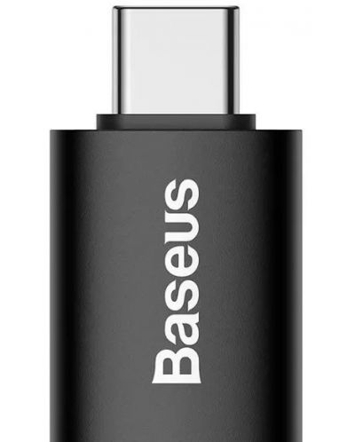 Адаптер Baseus - Ingenuity, USB-C/USB-A, черен - 1