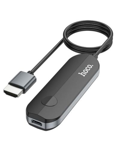Адаптер Hoco - UA23, Apple, USB-C/HDMI, черен - 1