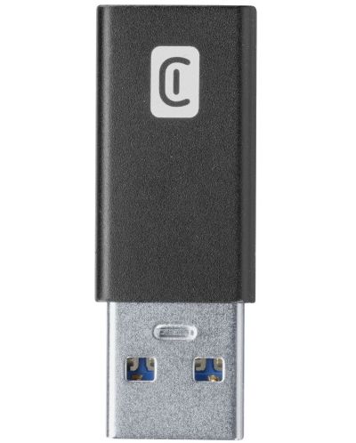 Адаптер за кола Cellularline - 7968, USB-C/USB-A, черен - 2