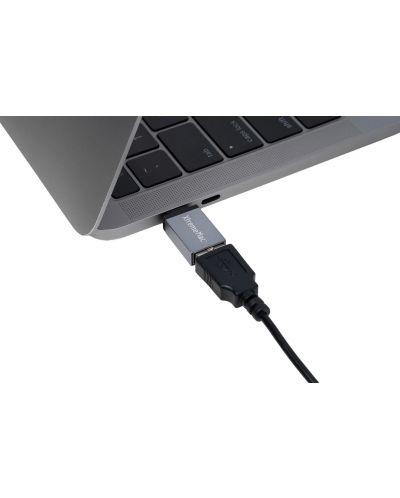 Адаптер XtremeMac - XWH-ACA-13, USB-C/USB-A, черен - 3