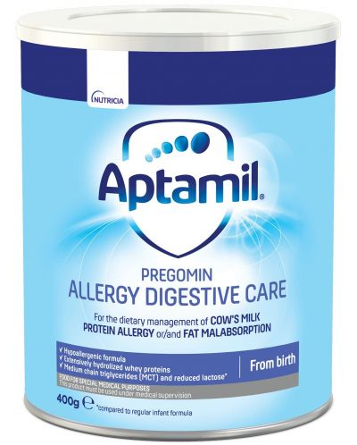 Мляко за кърмачета при алергии Aptamil - Pregomin ADC, опаковка 400 g - 1