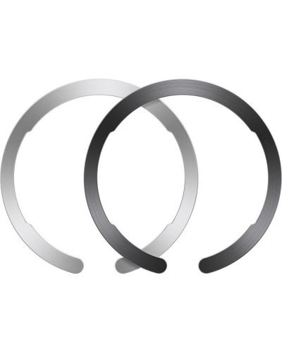 Адаптер ESR - HaloLock Universal Ring, 2 броя, черен/сребрист - 1
