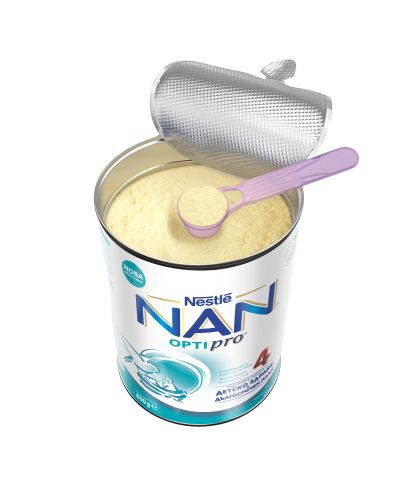 Млечна напитка на прах Nestle Nan - Optipro 4,  опаковка 800 g - 6
