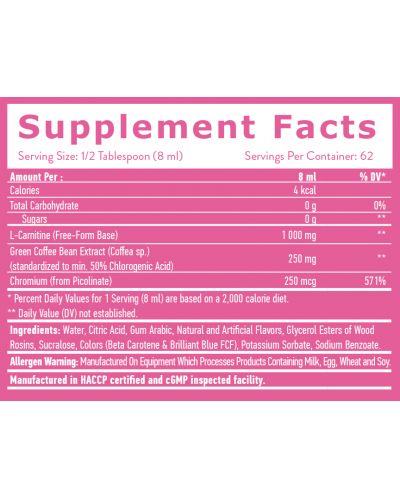 Advanced Liquid L-Carnitine, 500 ml, Haya Labs - 2