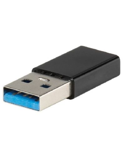Адаптер Vivanco - 45351, USB-A/USB-C, черен - 1